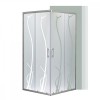 Cabină de duș pătrată Spirit BAMBOO 90x90, fără cădiță de duș