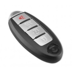 Smart key Topautochei&reg; pentru Nissan Patrol Pathfinder Qashqai 4 butoane butoane, suport baterie dreapta