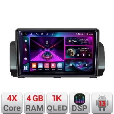 Navigatie Dacia Logan Sandero Jogger LOGAN-2022 Android radio gps internet 4+64 InCell Display 1K Kit-LOGAN-2022+E CarStore Technology foto