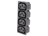 Soclu Mamă Alimentare AC 10A 250V IEC 60320