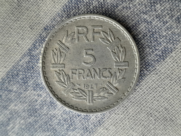 5 FRANCS 1947 -FRANTA
