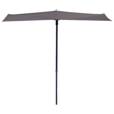 Madison Umbrelă de soare balcon Sun Wave gri taupe 270x150 cm PAC3P015 foto