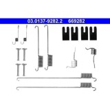 Set accesorii reparatie saboti frana Ate 03013792822, parte montare : punte spate