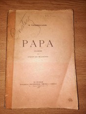 PAPA &ndash; M. THEODORIAN CARANDA (Editia PRINCEPS - 1917)