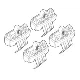 Kit montaj bare transversale C126 pentru Volvo V40 2012-2020