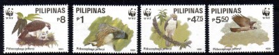 FILIPINE 1991, Fauna, WWF, Pasari, serie neuzată, MNH foto