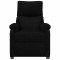 Fotoliu rabatabil, negru, material textil - 3