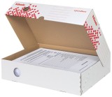 Cutie arhivare carton reciclat si reciclabil 80mm alb Esselte Speedbox