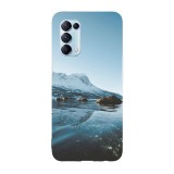 Husa compatibila cu Oppo Find X3 Lite model Icy river, Silicon, TPU, Viceversa, Transparent, Carcasa
