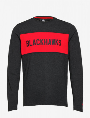 Chicago Blackhawks tricou de bărbați cu m&amp;acirc;necă lungă back to basics - M foto