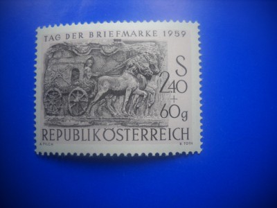 HOPCT TIMBRE MNH 20 ZIUA MARCII POSTALE 1959 - 1 VAL AUSTRIA foto