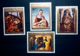 Ciad 1972 arta pictura religioasa italiana serie 4v Neștampilata