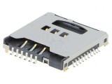 Conector pentru carduri microSD și SIM SMT