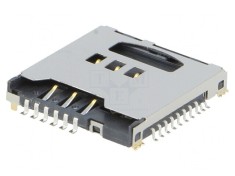 Conector pentru carduri microSD și SIM SMT