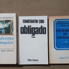 3 x roman românesc anii '80: C-tin Țoiu, T. Teodorescu Braniște, Ion Lăncrăjan