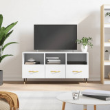Dulap TV, alb, 102x36x50 cm, lemn prelucrat GartenMobel Dekor, vidaXL