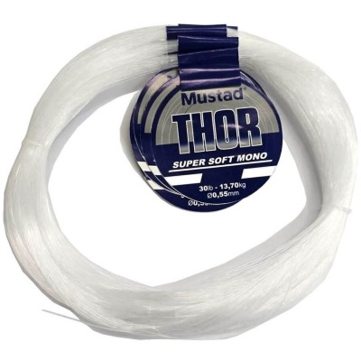 Fir Monofilament MUSTAD Thor Super Soft, Clear, 100m, 0.80mm, 36.0kg foto