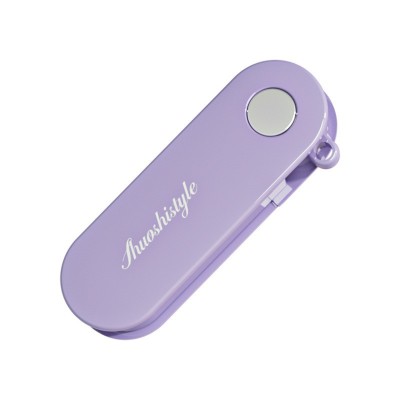 Peeler pentru Legume si Fructe, Cyrax, 3.6 x 9.1 cm, Multifunctional, Curatator Pliabil, din ABS si Otel Inoxidabil, Mov foto