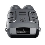 Binoclu digital cu vedere nocturna Genetic Night Vision, infrarosu, ecran TFT de 2,4 inch, cablu USB-C, negru