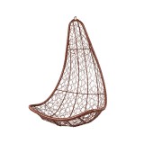 Scaun hamac Natal Easy gradina, Polyratan Maro, Perna Gri, Interior Exterior, Max 150kg