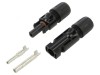 Conector solar tată mamă drept 4-6mm2: Set de Conectori Solari Universali, QOLTEC