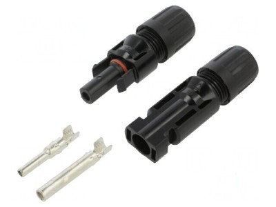 Conector solar tată mamă drept 4-6mm2: Set de Conectori Solari Universali foto