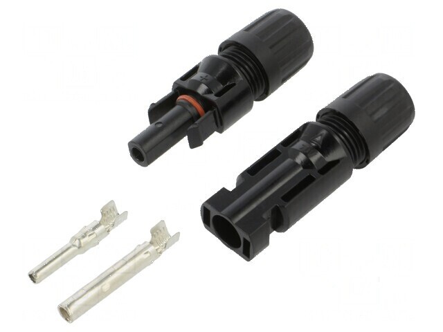 Conector solar tată mamă drept 4-6mm2: Set de Conectori Solari Universali