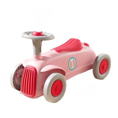 Masinuta Ride-On Flippy, cu Sistem Anti-Rasturnare, Claxon pe Volan, 1-6 Ani, 60 x 28 x 34 cm, Roz foto