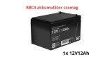 Pachet de baterii de &icirc;nlocuire APC RBC4 (1x 12V 12Ah)