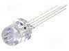 Dioda LED, 8mm, RGB, {{Luminozitate}}, 20mA, 1,8...2,6/2,9...3,6/2,9...3,6V, OPTOSUPPLY - OSTAMA8131A