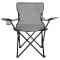 Scaun pliabil camping sau pescuit Sersimo, cu suport pahar, gri Household NewTrend
