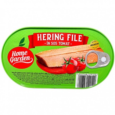 Conserva hering file in sos tomat Home Garden 170g MGR26711 foto