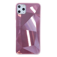 Huse telefon cu textura diamant Iphone 12 Mini , Roz