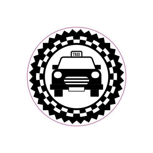 Abtibild &quot;TAXI&quot; Cod:TAG 060 / T2 Automotive TrustedCars