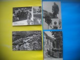 HOPCT LOT NR 57 -BAILE HERCULANE-JUD CARAS SEVERIN-4 CARTI POSTALE-RPR-CIRCULATE