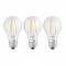 Set Becuri LED Osram Base Filament A60, 7 W, 2700 K, 806 Lumeni, E27, 230 V, A++, 3 bucati