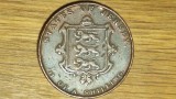 Jersey - moneda de colectie foarte rara - 1 / 13 shilling 1851 - Victoria tanara, Europa