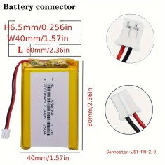 Baterie 3.7V 2000mAh Acumulatori pentru maneta controller Sony PS4 si pentru maneta PS3