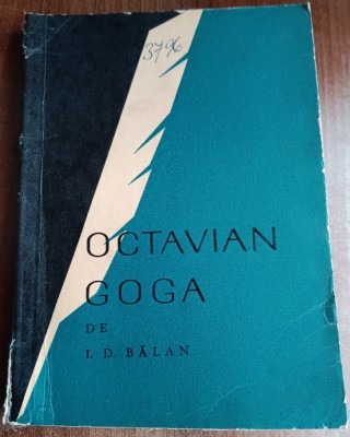 myh 416f - ID Balan - Octavian Goga - ed 1966 foto