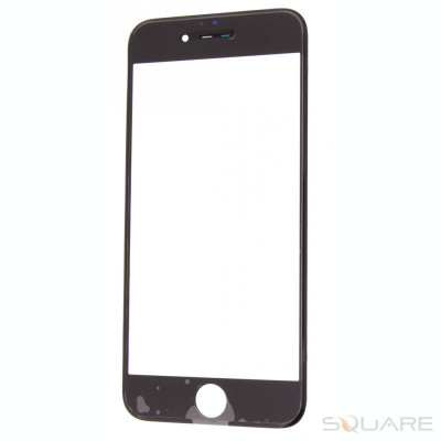 Geam Sticla iPhone 6, Complet, Black foto