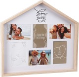 Rama foto colaj Home Sweet Home in forma de casuta, 6 poze
