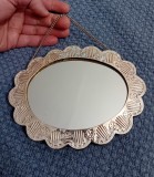 Oglinda cu rama argint 900