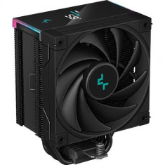 Cooler CPU Deepcool AK500S Digital negru iluminare aRGB si display, 120mm Fluid Dynamic Bearing, 68.99 CFM, 500 - 1850 (Negru)