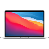 Laptop Macbook Air 13&#039;&#039; M1 2020, MGN93, 256GB SSD, 8GB RAM, CPU 8-core, Touch ID sensor, DisplayPort, Thunderbolt 3, Tastatura layout INT, Silver (Arg