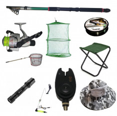 Set cu lanseta pescuit telescopica 3.6m, mulineta pentru Pescuit Sportiv si accesorii foto