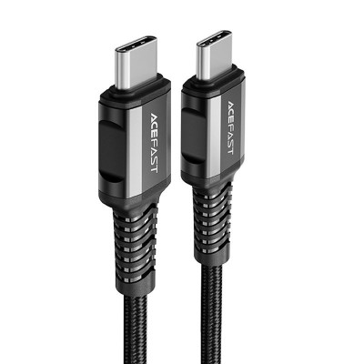 Cablu Acefast USB Tip C - USB Tip C 1,2 M, 60 W (20 V / 3 A) Negru (C1-03 Negru) C1-03-C-C BLACK foto