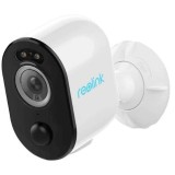 Camera IP 5 MP, Wi-Fi, IR 10 m, color noaptea, lentila 2.8mm, PIR, sirena, IP65, baterie, microfon - Reolink Argus Series B330 SafetyGuard Surveillanc