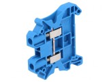 Conector de șine 0,14-4mm&sup2; 2 borne albastru