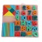 Cutie de invatare pentru copii, cifre, adunare, scadere, betisoare si forme geometrice, din lemn - Multicolor