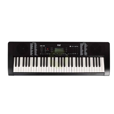 Orga electronica 168 BK Fox, 12 W, 61 clape, 128 sunete, jack microfon 3.5 mm, USB, Negru foto